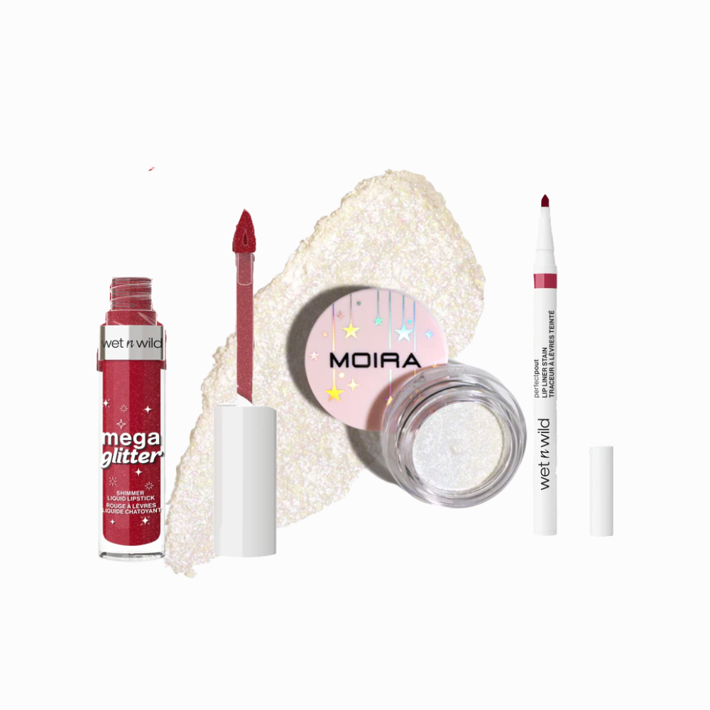 RED IN GLITTER, KIT DE MAQUILLAJE