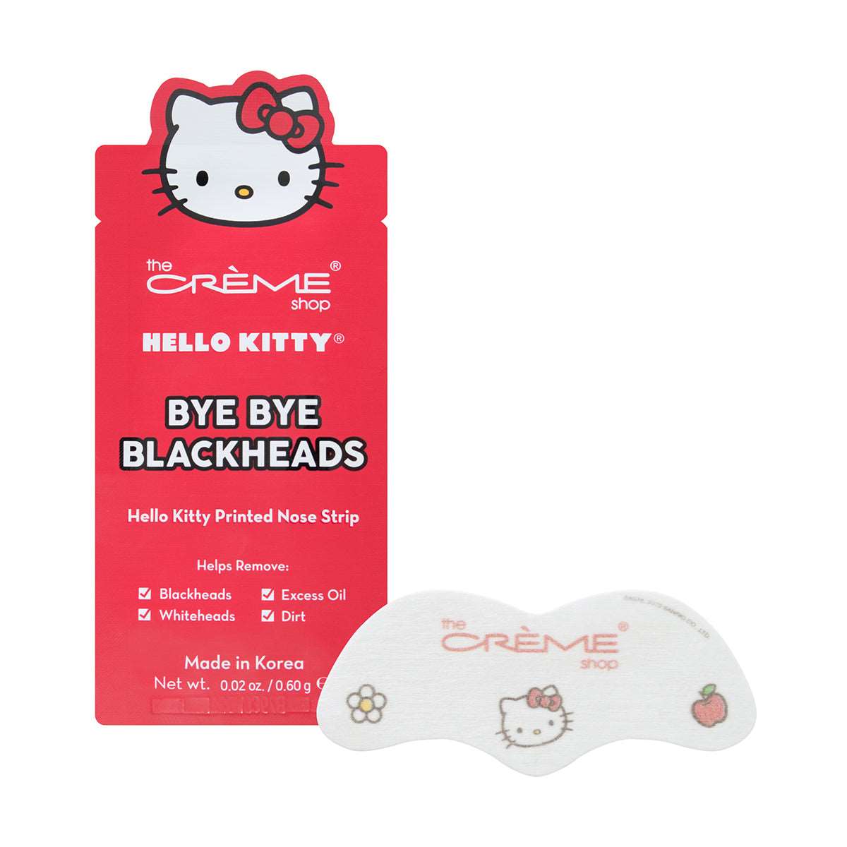 BYE BYE BLACKHEADS PRINTED NOSE STRIPS - THE CREME SHOP X HELLO KITTY