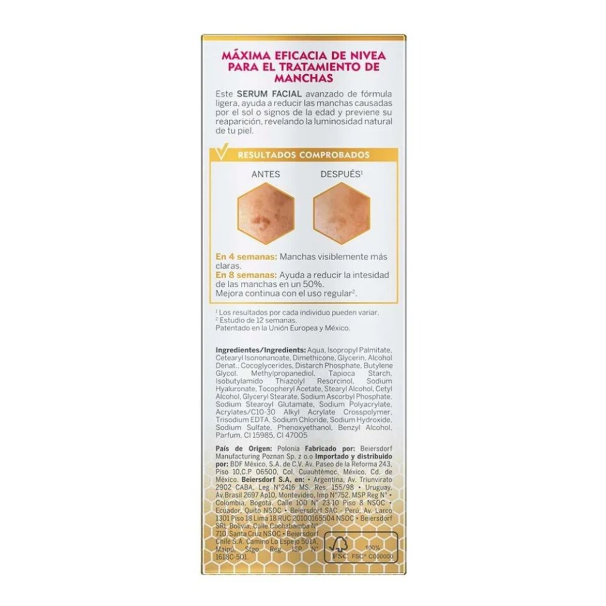 CREMA ANTI MANCHAS SERUM TRATAMIENTO AVANZADO 30ML - NIVEA