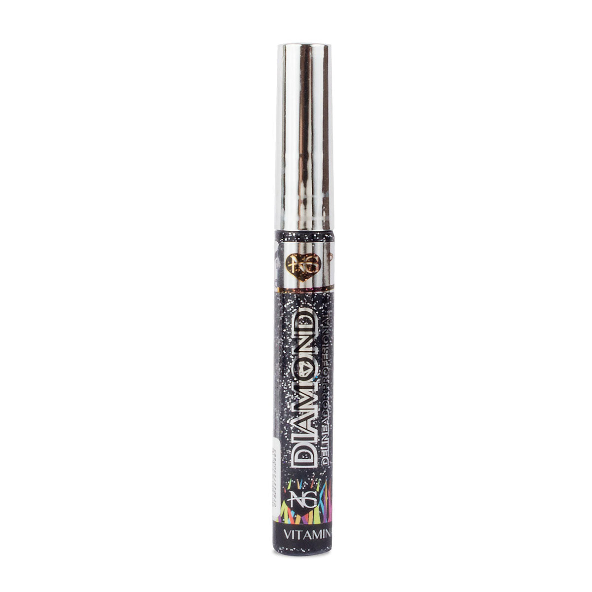 DELINEADOR LÍQUIDO DE OJOS DIAMOND NEGRO PLATA - OUTLET NATURAL GIRL