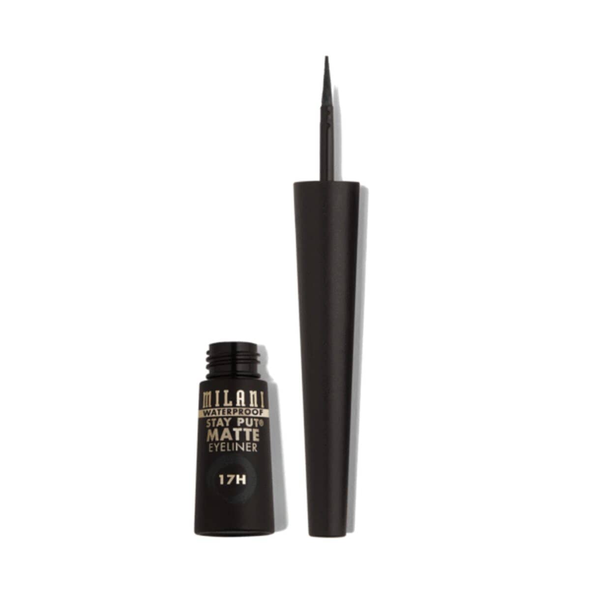 BLACK STAY PUT MATTE EYELINER WATERPROOF - MILANI