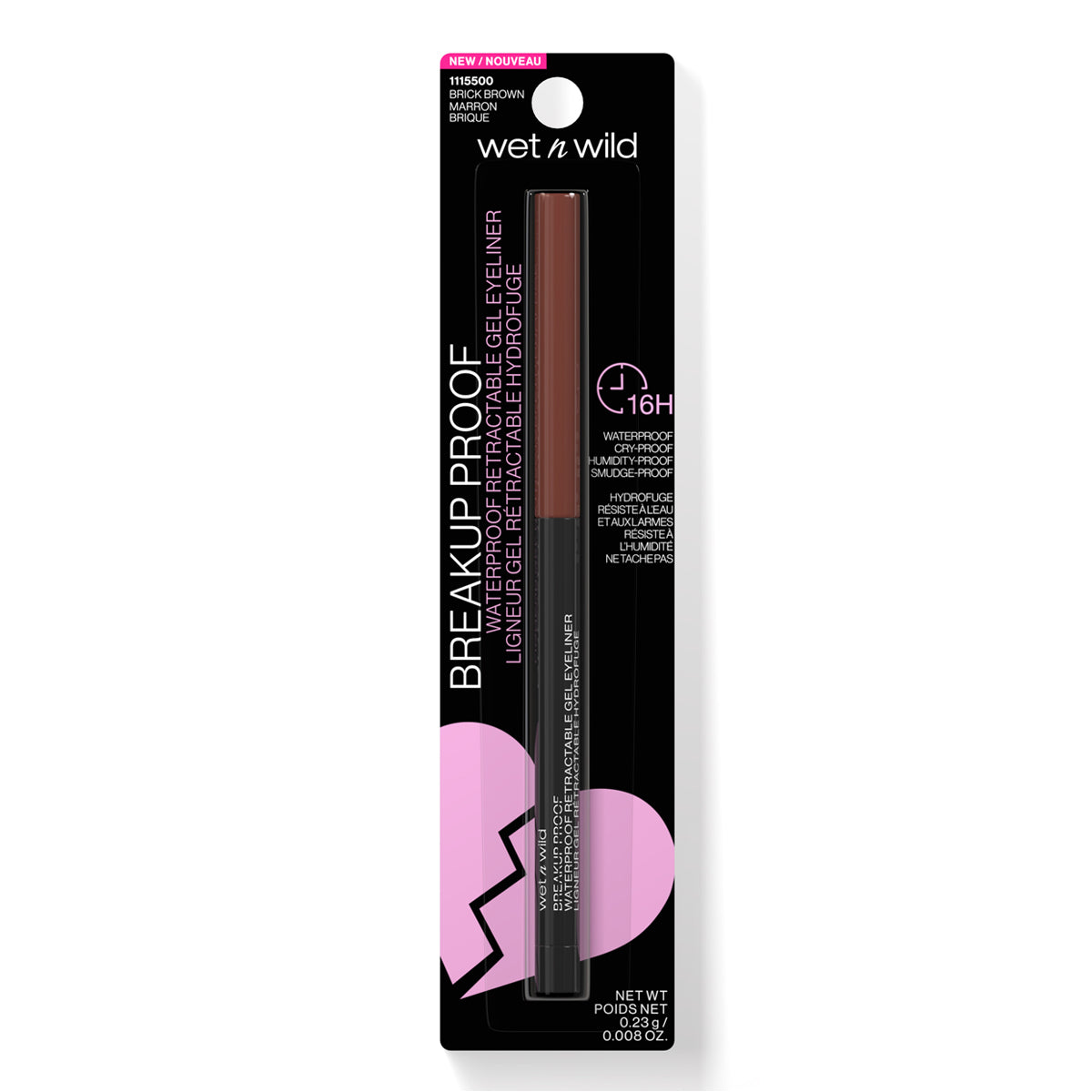 BREAKUP PROOF DELINEADOR EN GEL RETRACTIL BROWN - WET N WILD