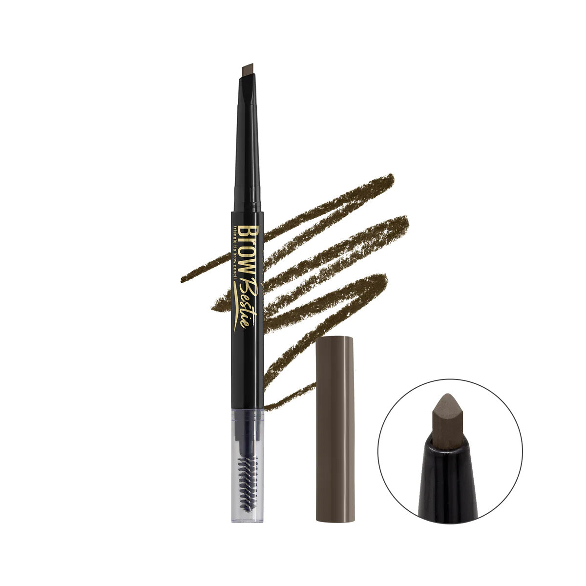 BROW BESTIE LAPIZ TRIANGULAR RETRACTIAL PARA CEJAS - LA GIRL