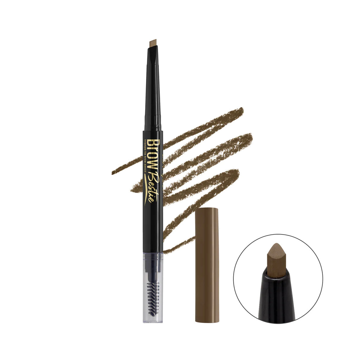 BROW BESTIE LAPIZ TRIANGULAR RETRACTIAL PARA CEJAS - LA GIRL