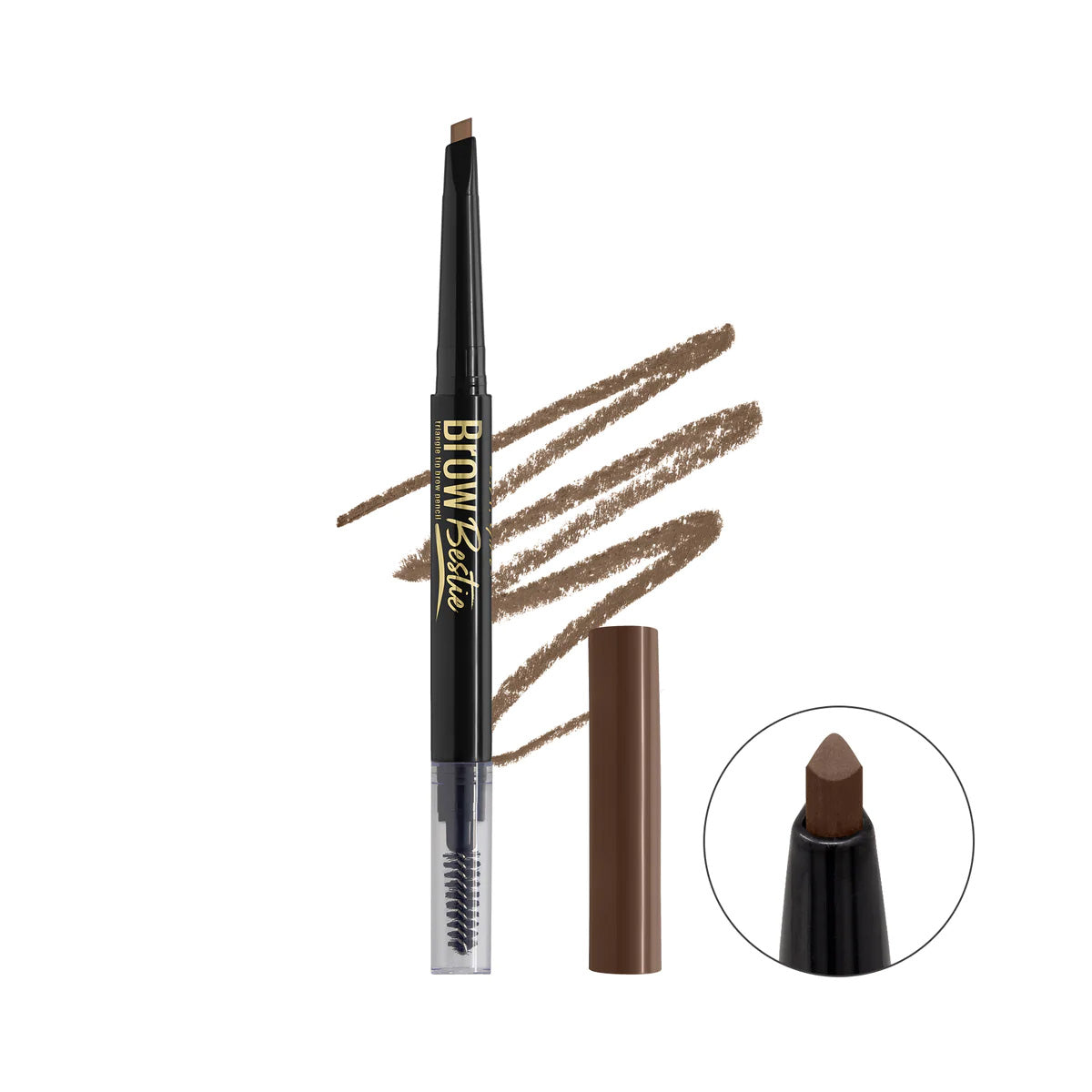 BROW BESTIE LAPIZ TRIANGULAR RETRACTIAL PARA CEJAS - LA GIRL