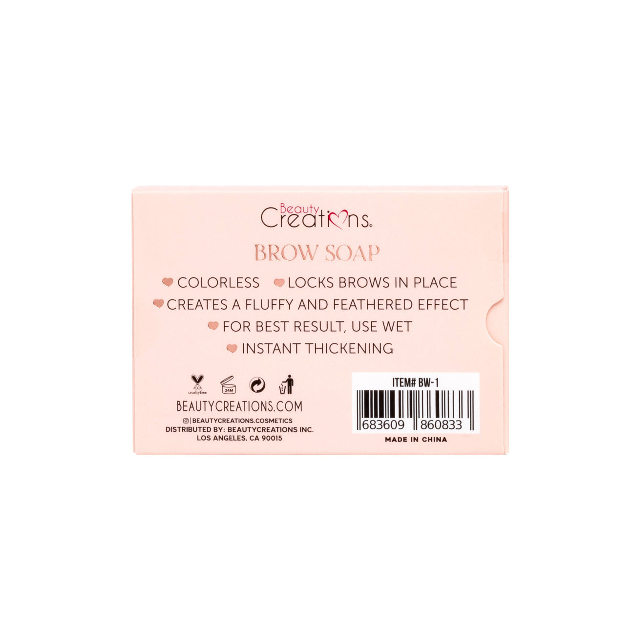 JABÓN PARA CEJAS - BEAUTY CREATIONS