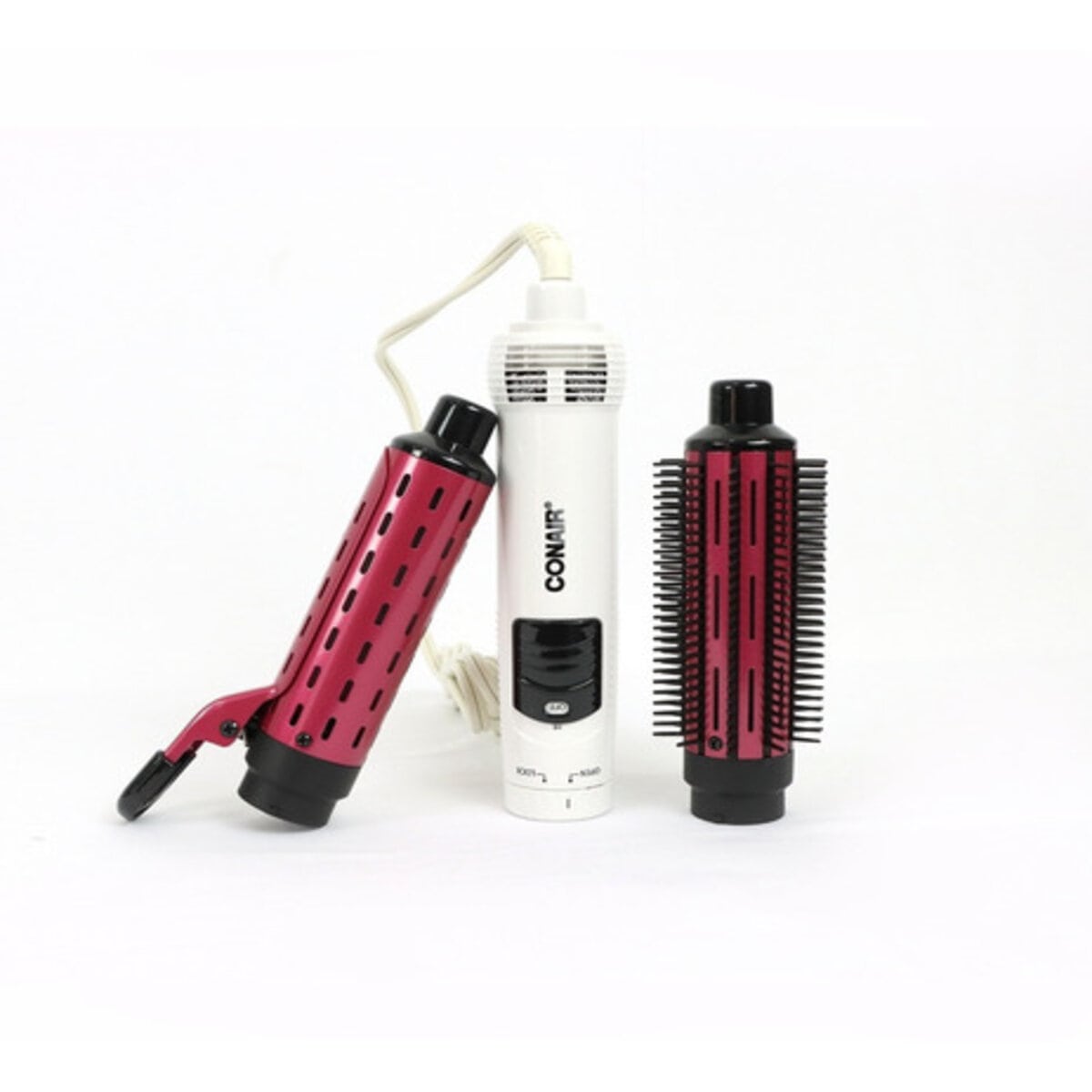 CEPILLO DE AIRE Y TENAZA CERAMICA ROSA 300 WATTS - CONAIR