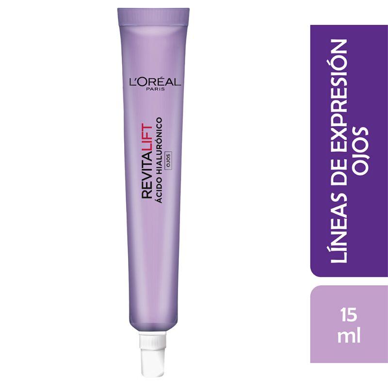 DERMO EXPERTISE CREMA PARA OJOS REVITALIFT ANTI LINEAS DE EXPRESION ACIDO HIALURONICO - LOREAL