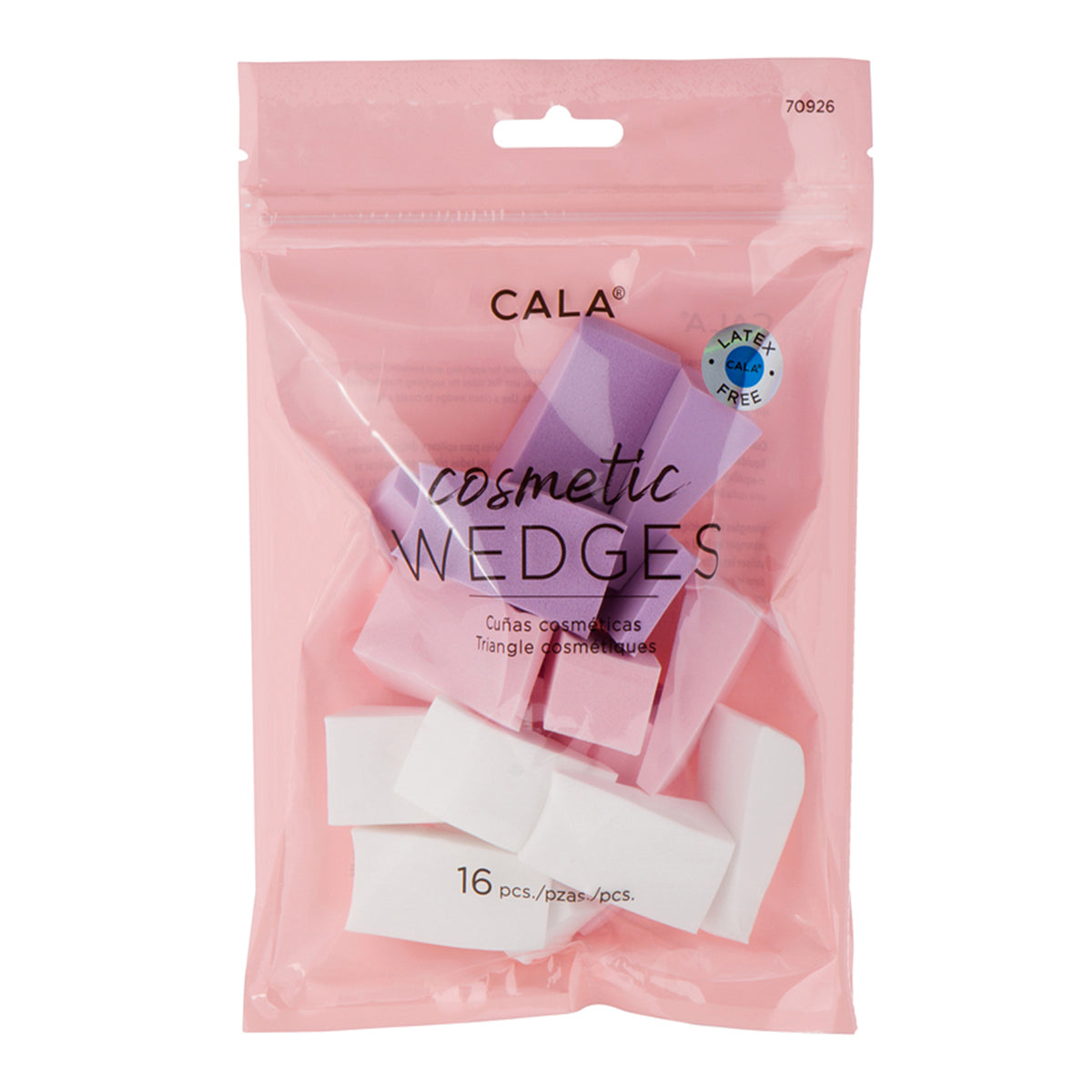 ESPONJAS EN CUNAS SIN LATEX PARA MAQUILLAJE 16 PIEZAS - CALA