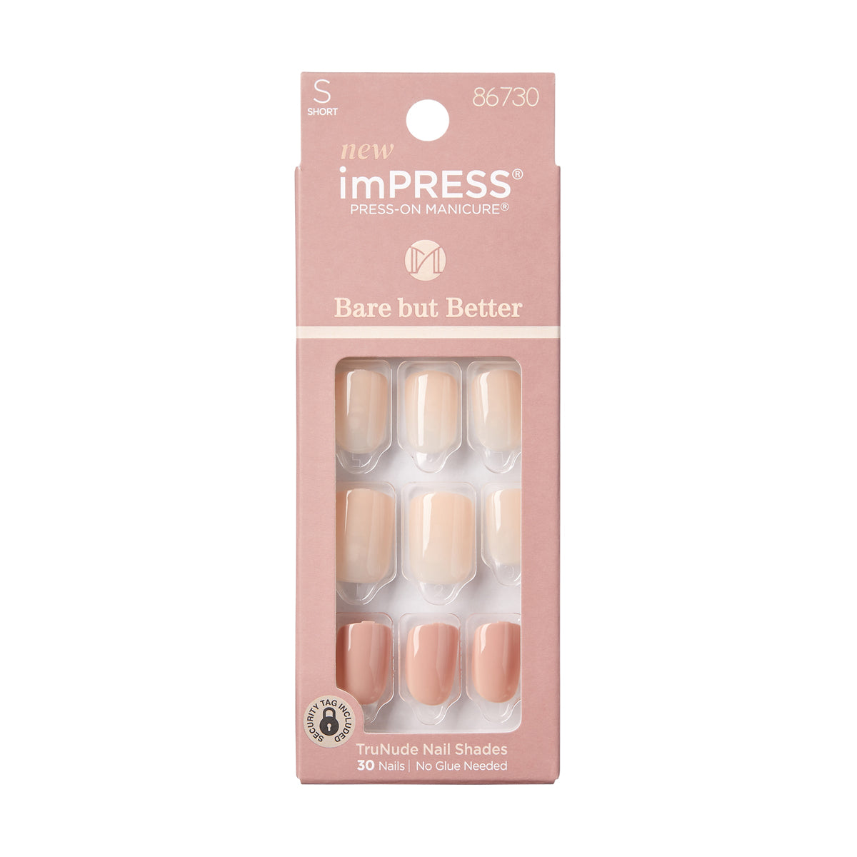 IMPRESS BARE BUT BETTER PRESS-ON UÑAS POSTIZAS SIMPLE PLEASURE - KISS