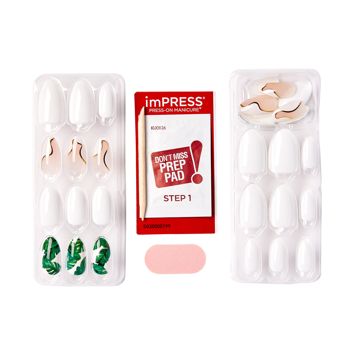 IMPRESS NAILS UÑAS POSTIZAS TROPICAL VACAY - OUTLET KISS