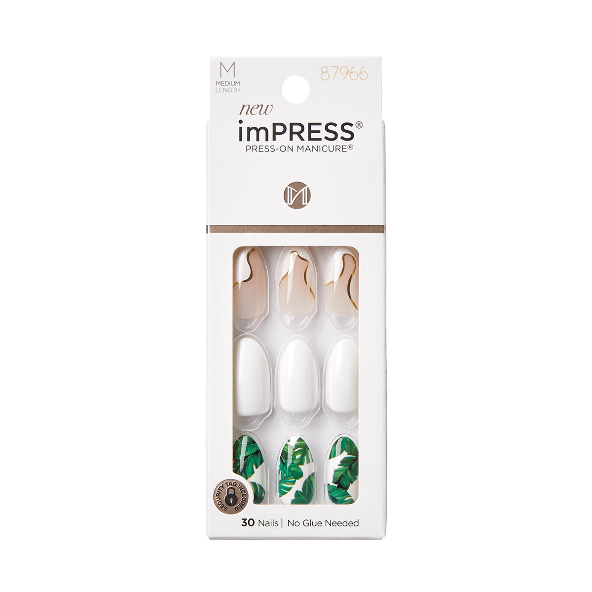 IMPRESS NAILS UÑAS POSTIZAS TROPICAL VACAY - OUTLET KISS