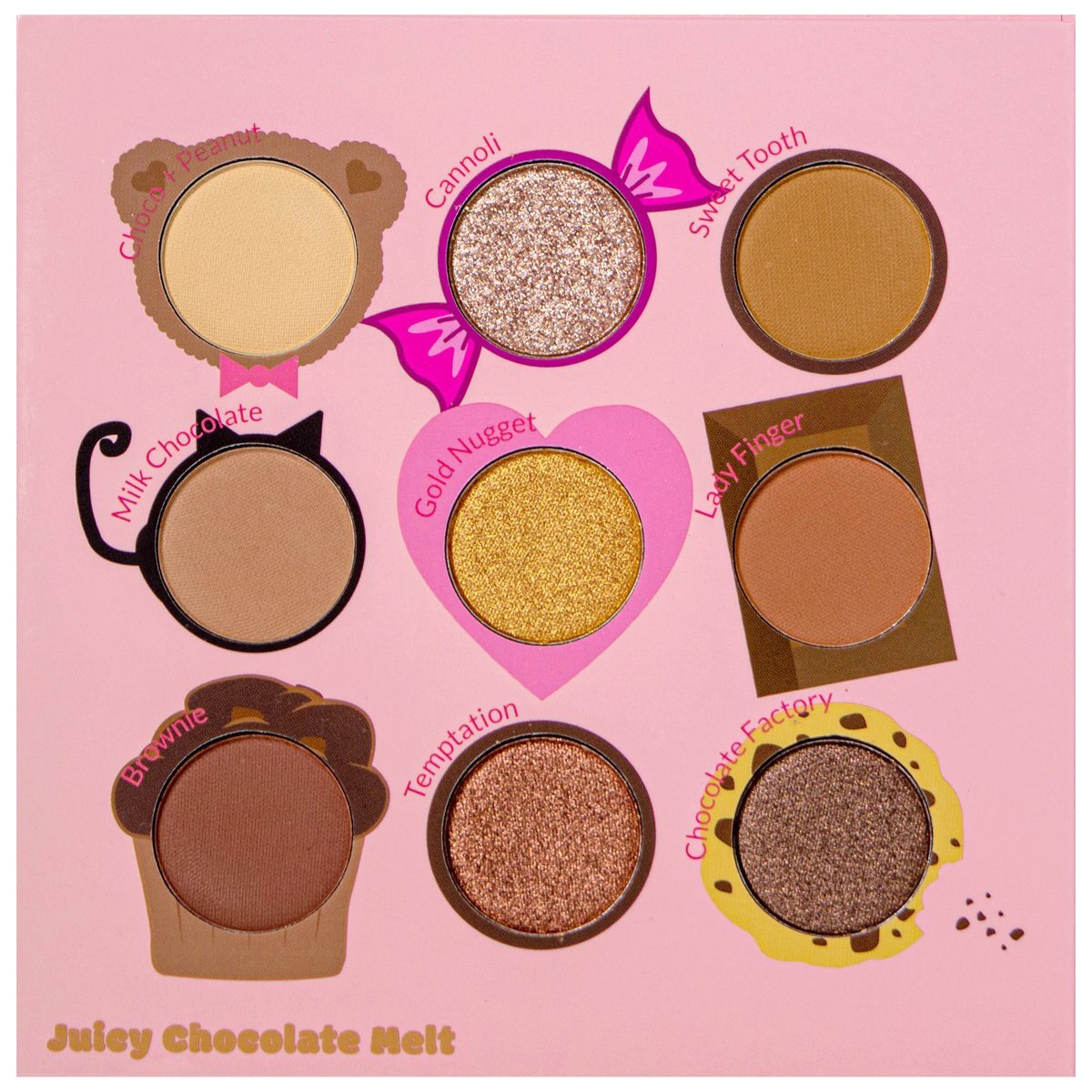 JUICY CHOCOLATE MELT CHIC JUICY NINE PALETTE - KIMCHI