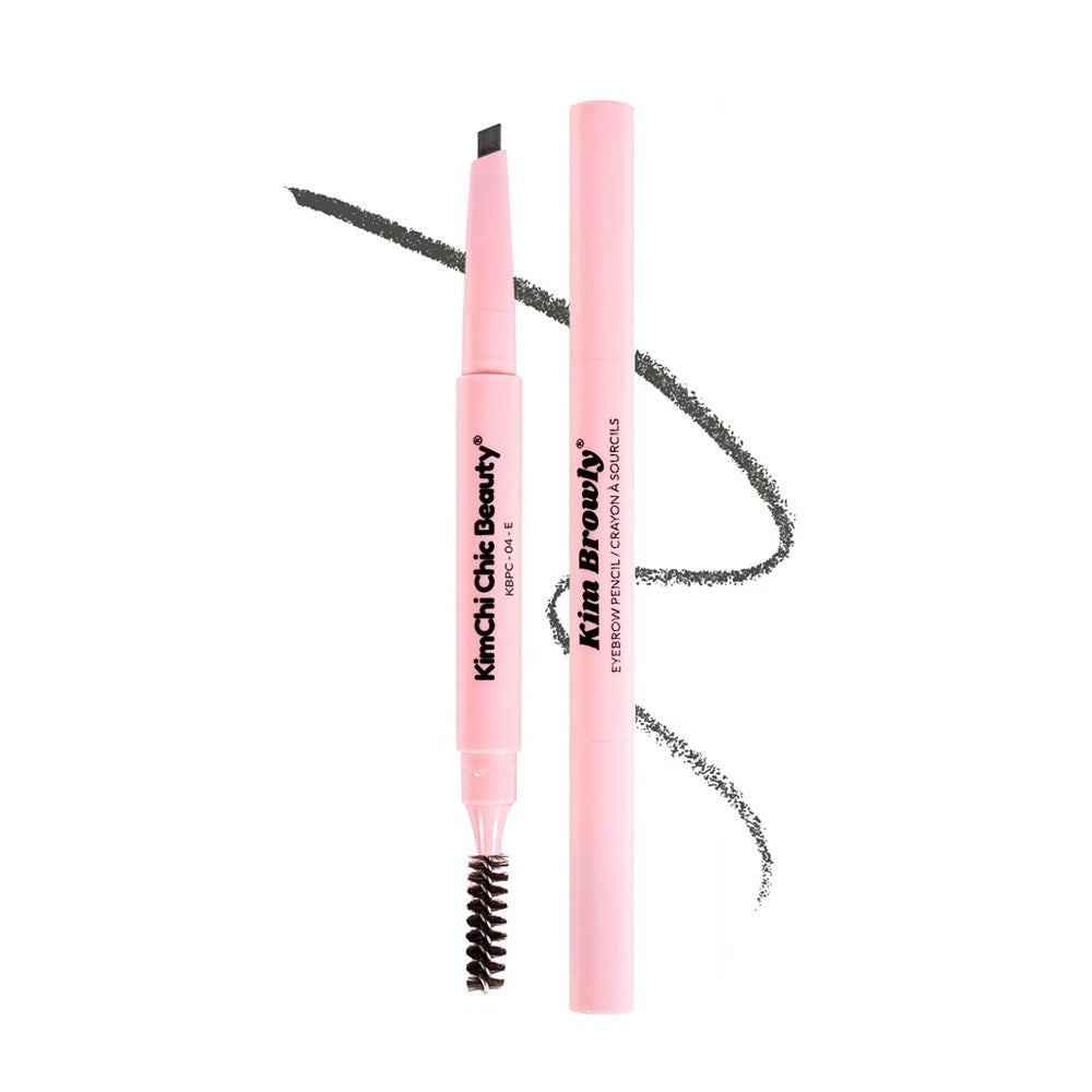 KIMBROWLY EYEBROW PENCIL 04 E SMOKE - KIMCHI CHIC