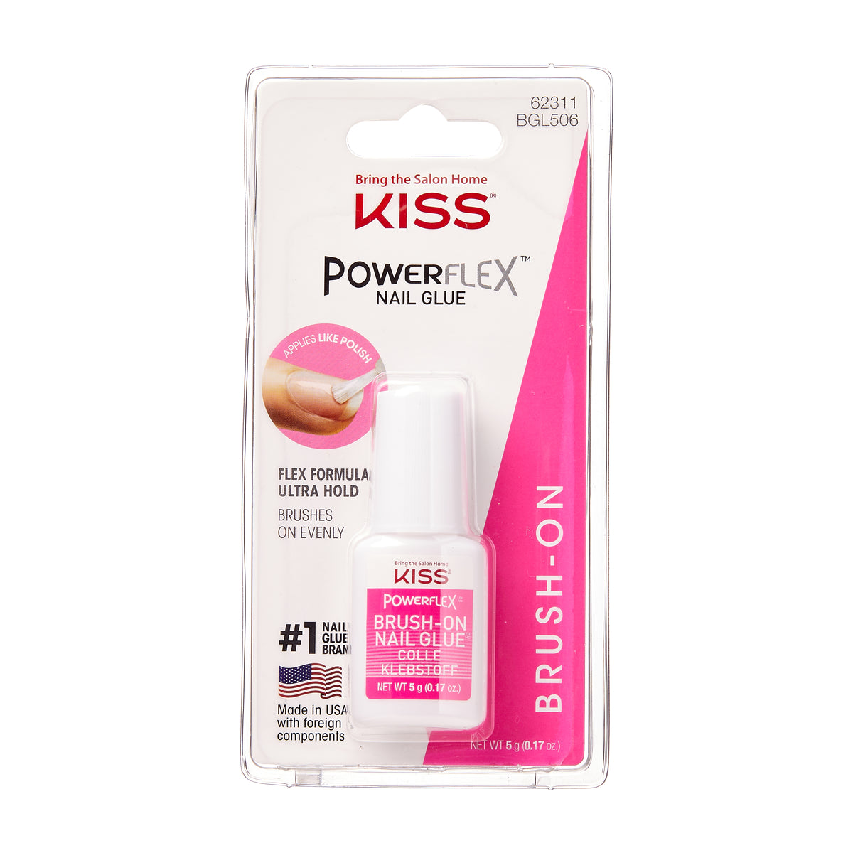 POWER GLUE PEGAMENTO PARA UÑAS CON BROCHA - KISS
