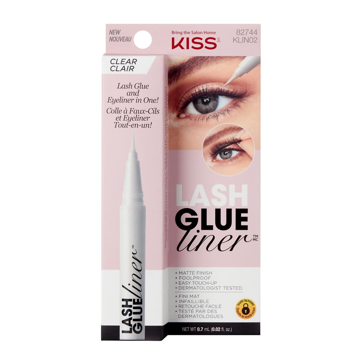 LASH GLUE PEGAMENTO DE PESTANAS TRANSPARENTE - KISS