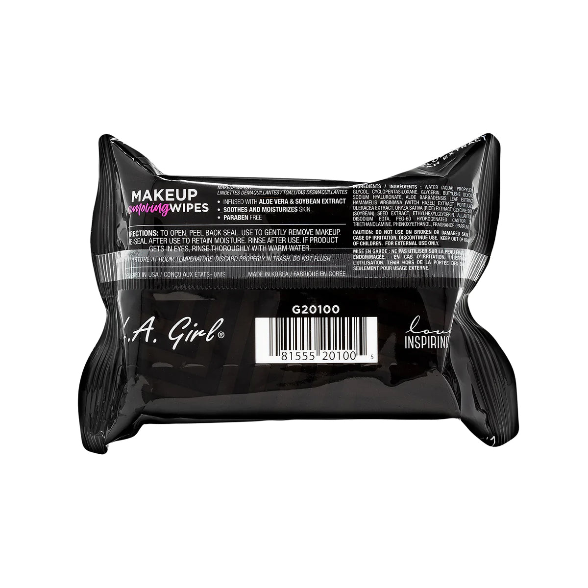 REMOVEDORES DE MAQUILLAJE - LA GIRL