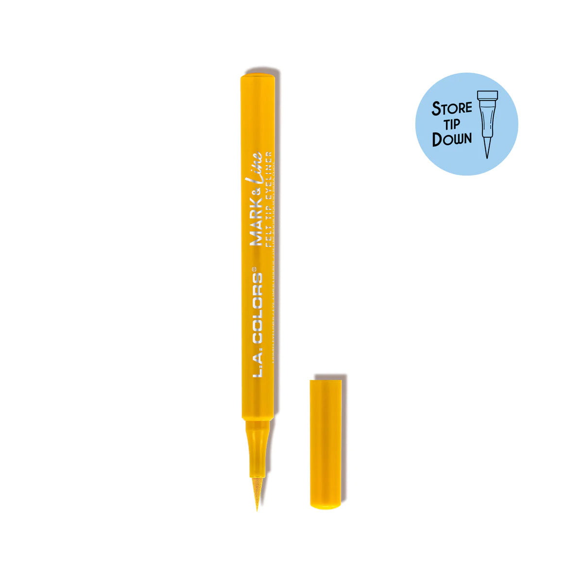 MARK LINE FELT TIP EYELINER BUTTERCUP - LA COLORS