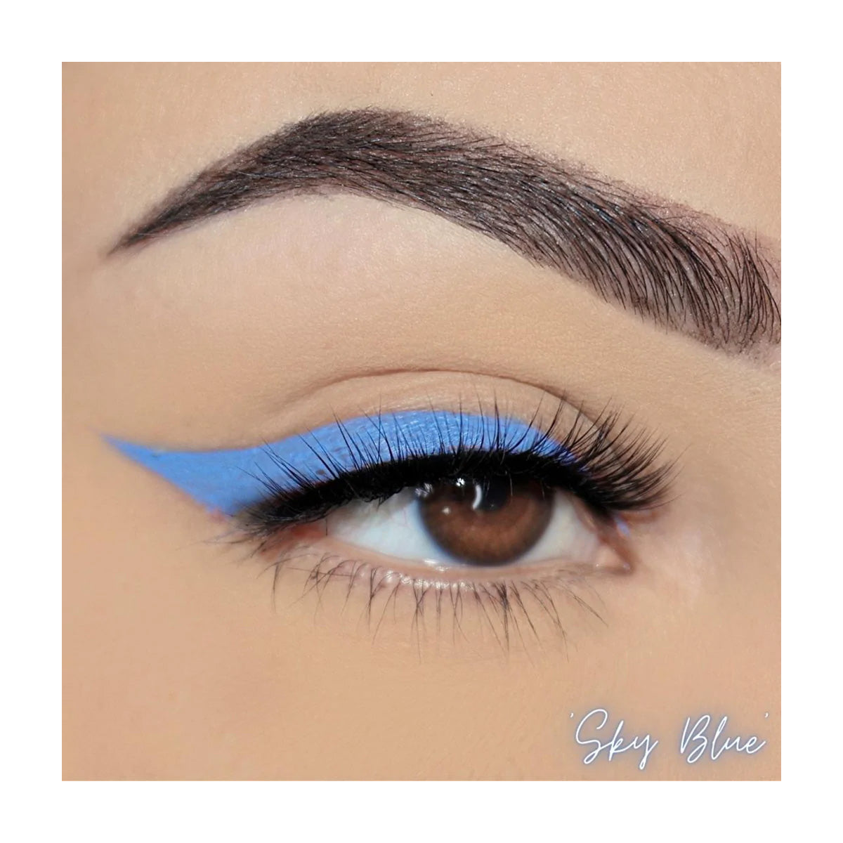MARK LINE FELT TIP EYELINER SKY BLUE - LA COLORS