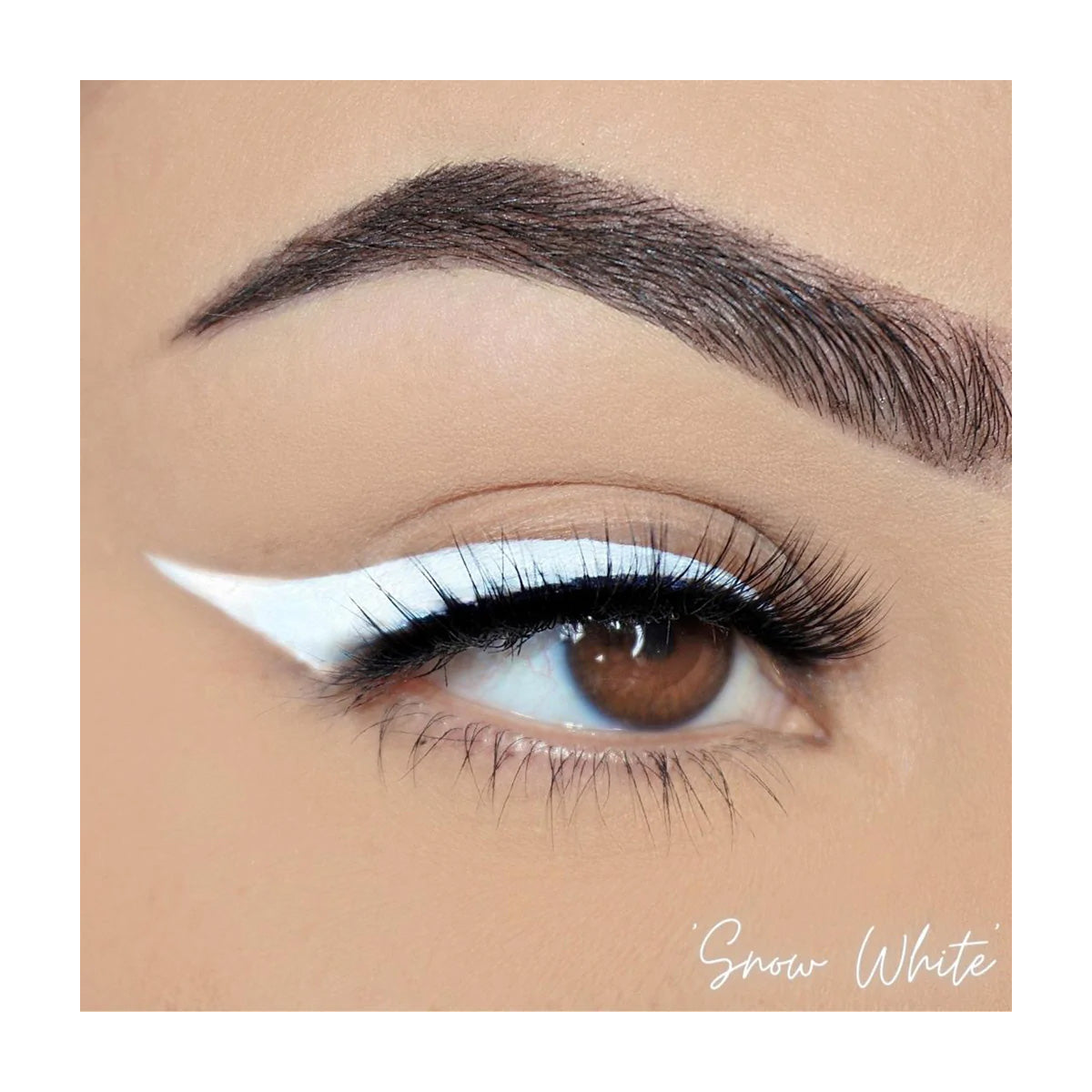 MARK LINE FELT TIP EYELINER SNOW WHITE - LA COLORS