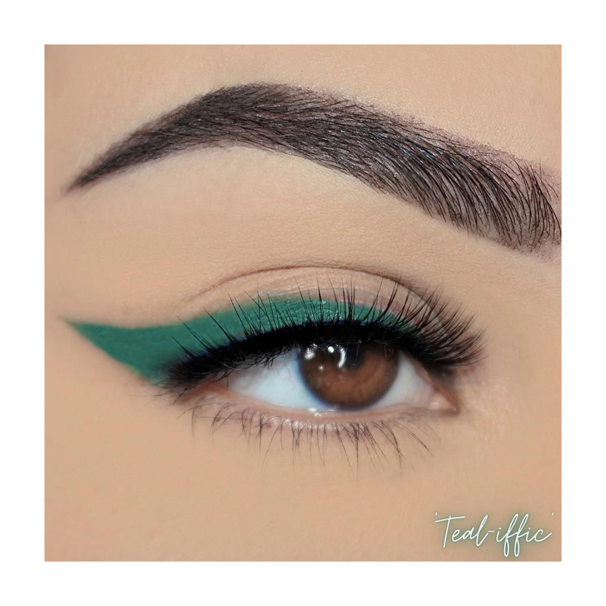 MARK LINE FELT TIP EYELINER TEAL IFFIC - LA COLORS