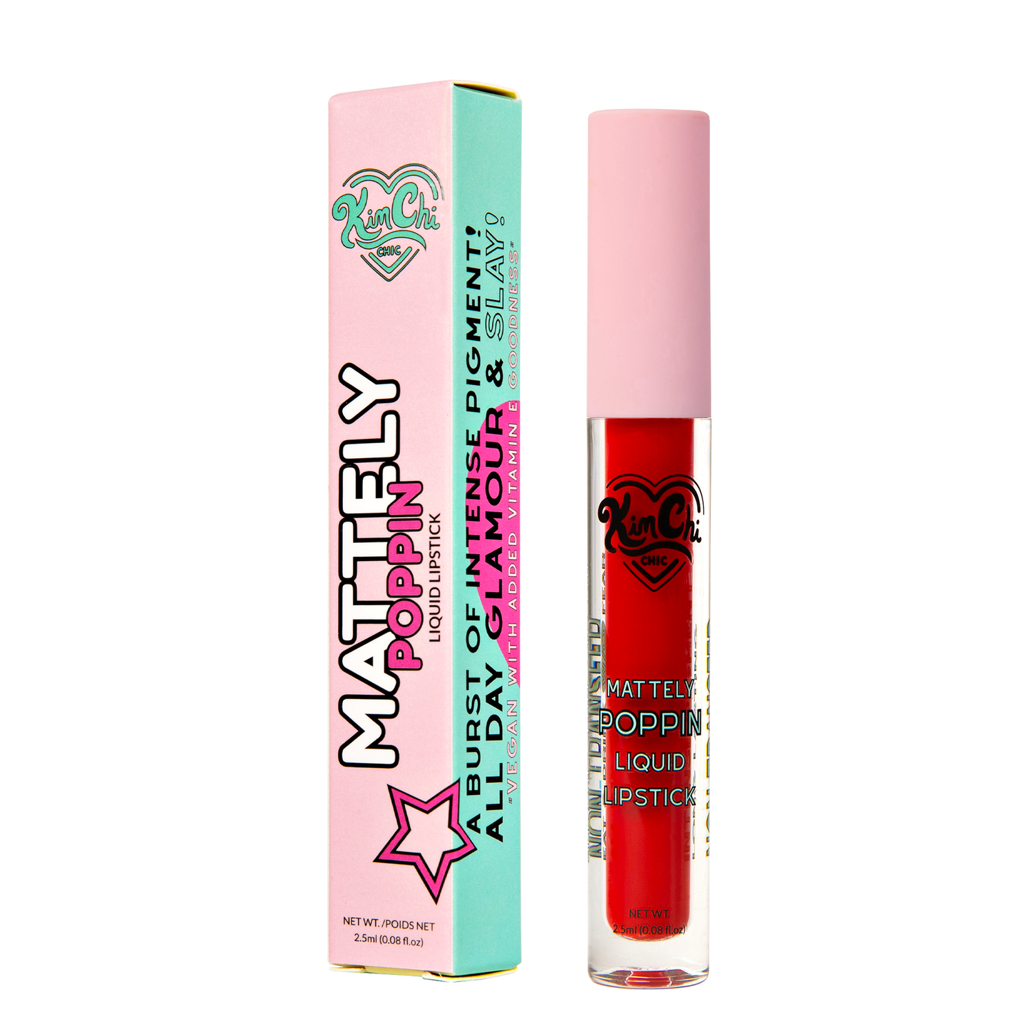 MATTELY POPPIN LIQUID LIP 09 WOWW - KIMCHI CHIC