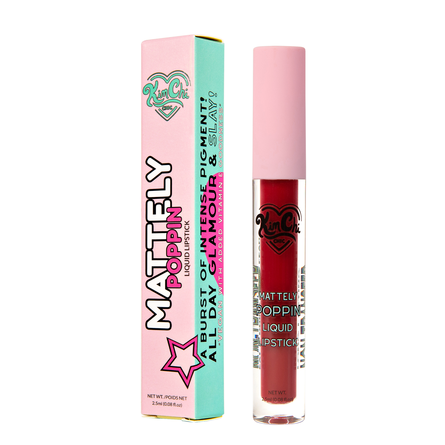 MATTELY POPPIN LIQUID LIP 11 GIRL NEXT DOOR - KIMCHI CHIC