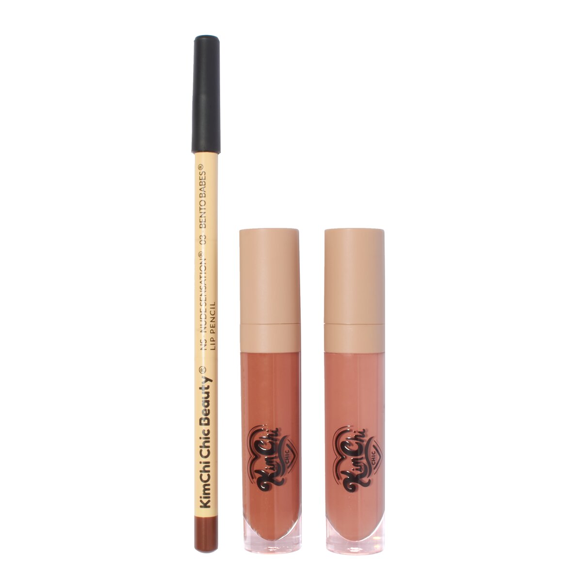 NUDE SENSATIONAL BENTO BABES LIP KIT - KIMCHI CHIC X PLASTIQUE