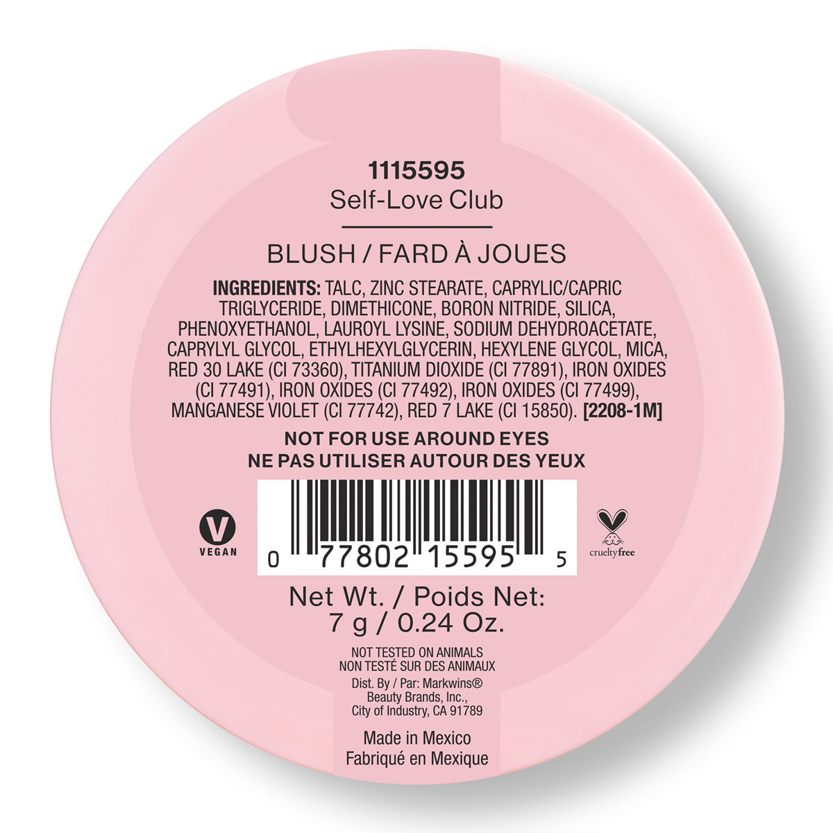 PAMPERED RUBOR SELF LOVE CLUB - WET N WILD