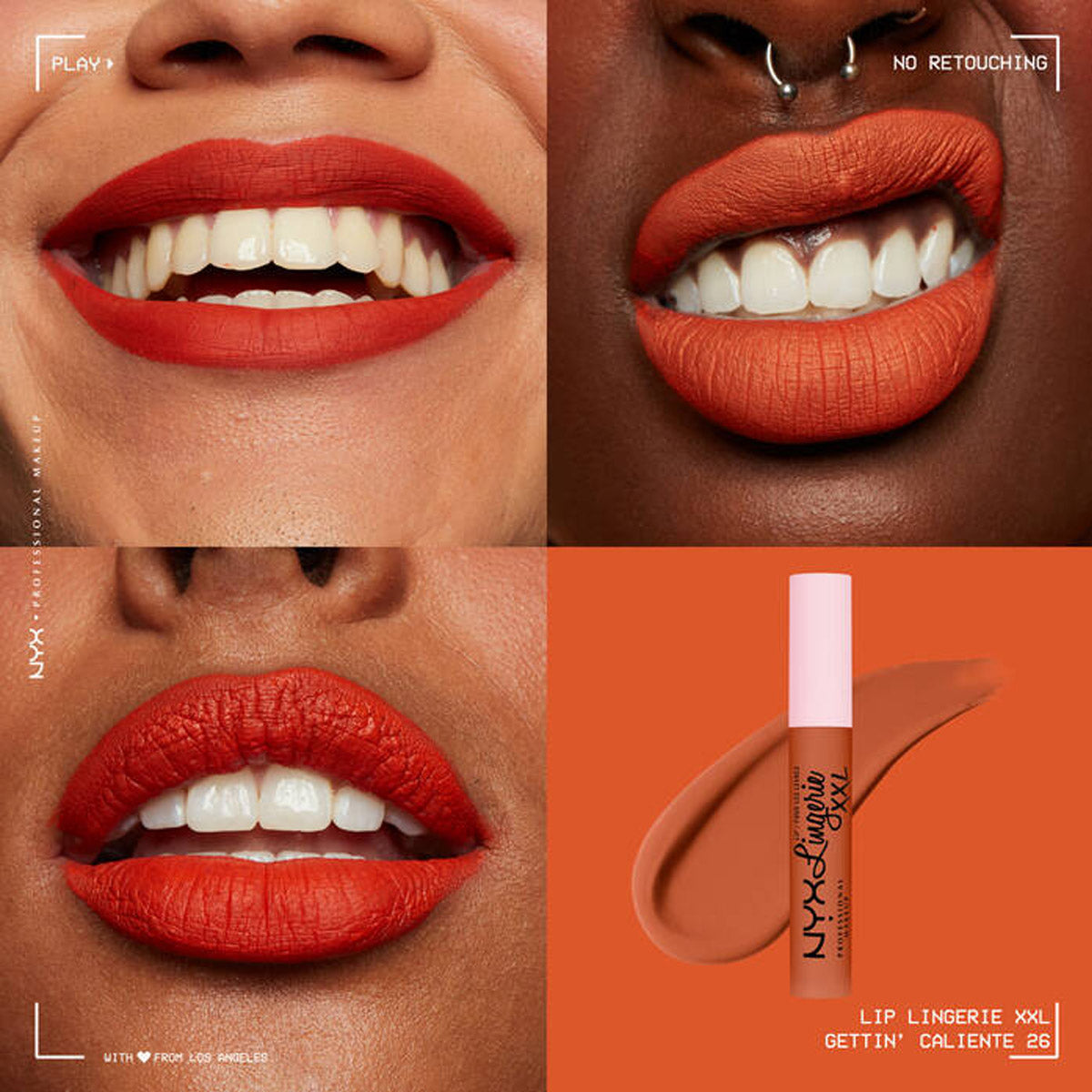 LIP LINGERIE XXL LABIAL LÍQUIDO MATE - OUTLET NYX PROFESSIONAL MAKEUP