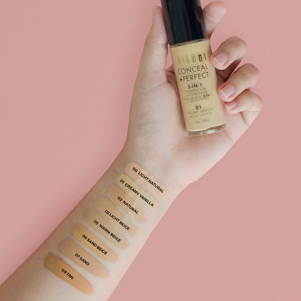 BASE Y CORRECTOR CONCEAL + PERFECT 2 IN 1 - MILANI