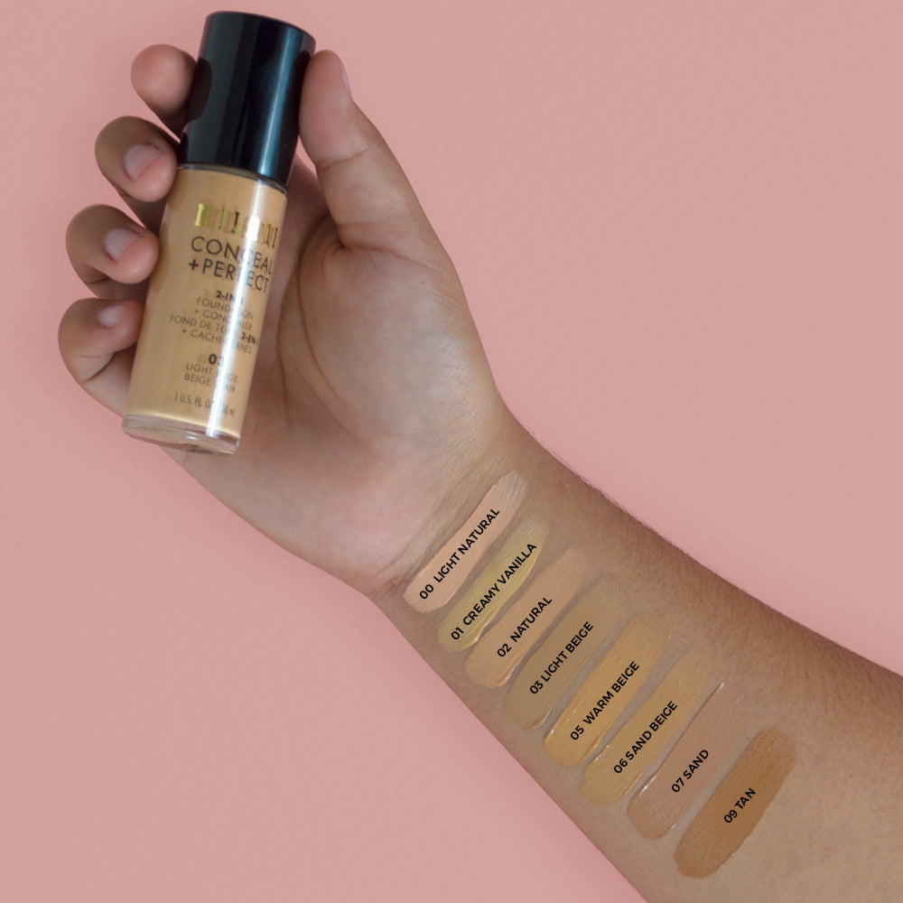 BASE Y CORRECTOR CONCEAL + PERFECT 2 IN 1 - MILANI