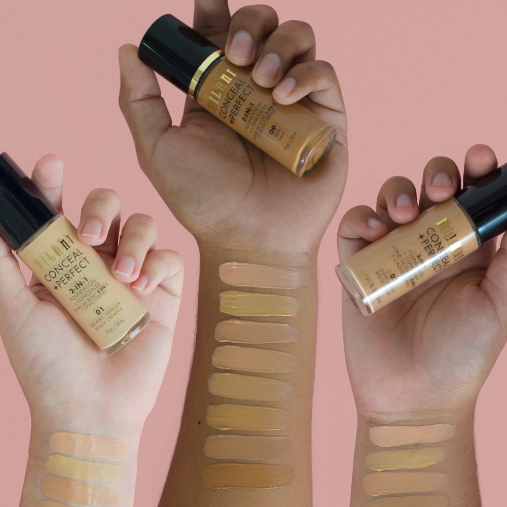BASE Y CORRECTOR CONCEAL + PERFECT 2 IN 1 - MILANI