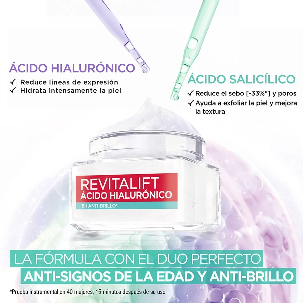 REVITALIF ÁCIDO HIALURÓNICO GEL CREMA  50ML  LOREAL DERMO - EXPERTISE  1