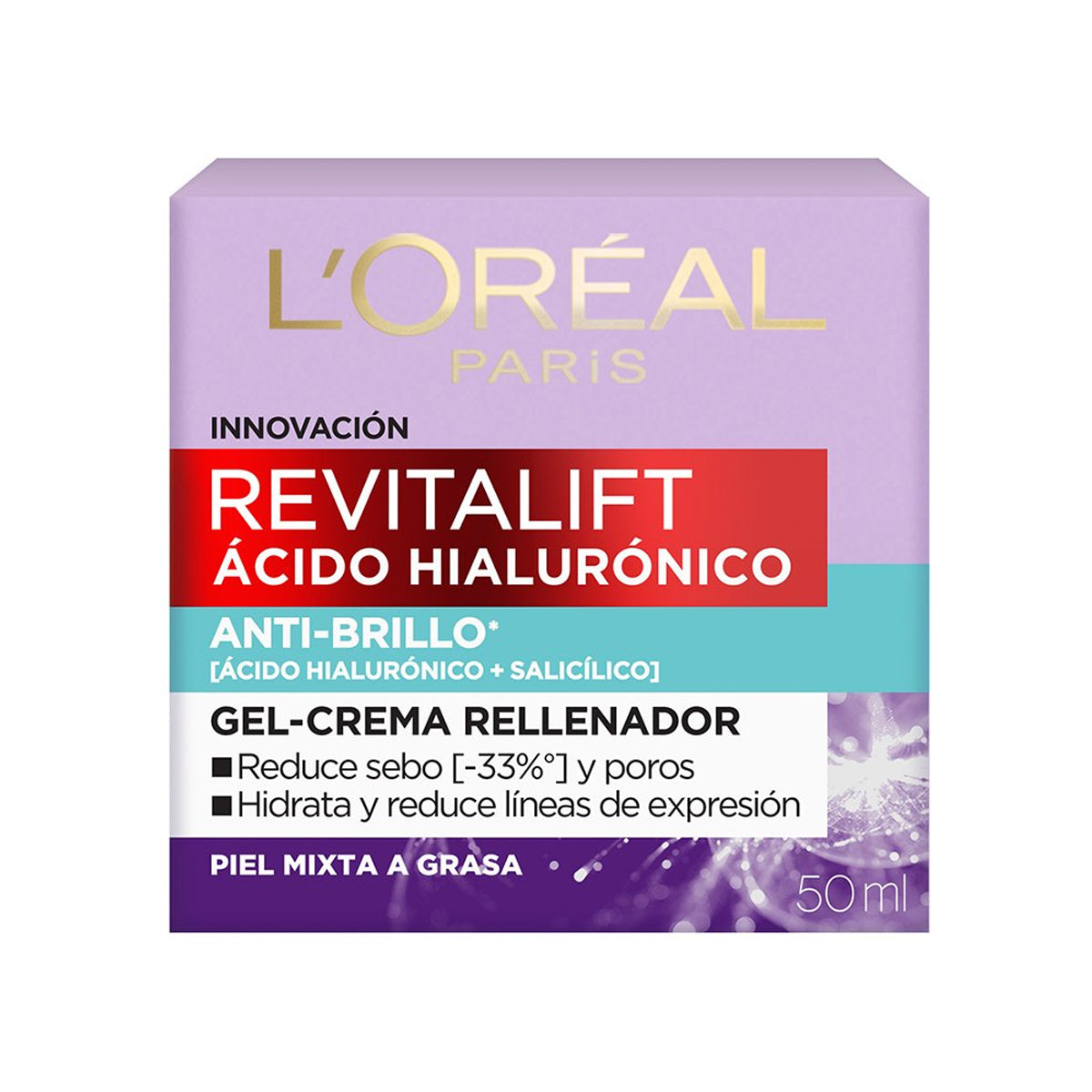 REVITALIF ÁCIDO HIALURÓNICO GEL CREMA  50ML  LOREAL DERMO - EXPERTISE