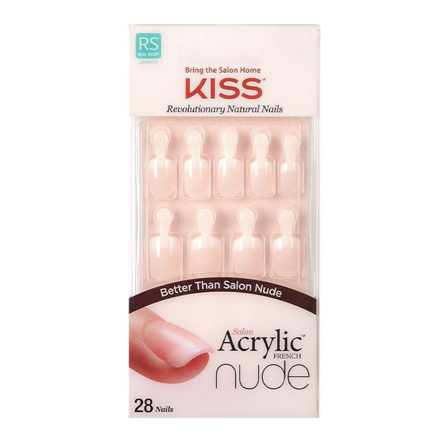 SALON ACRYLIC NUDE NAILS - KISS