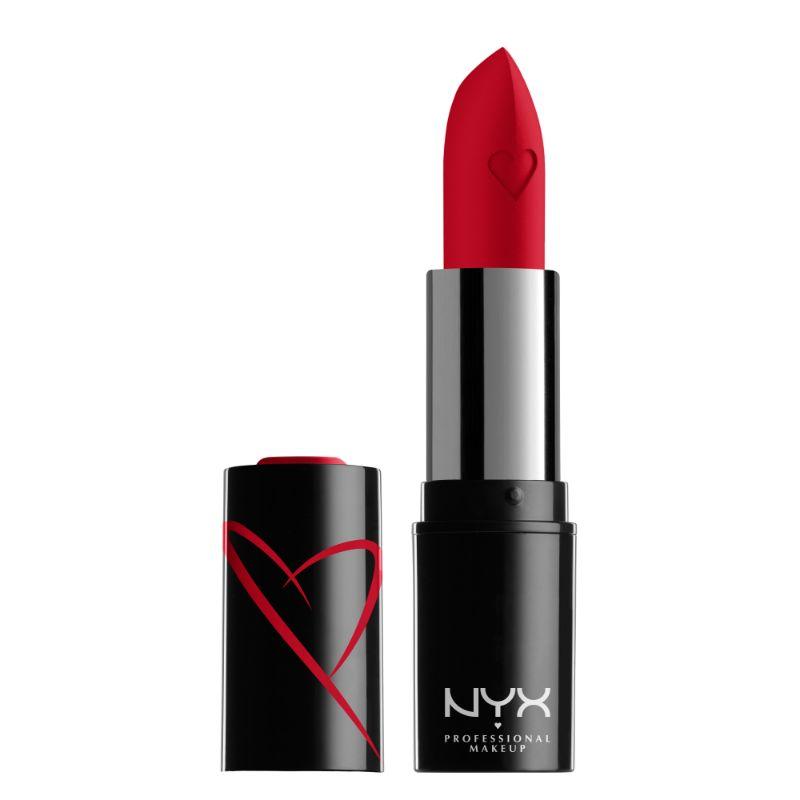 SHOUT LOUD SATIN LIPSTICK RED HAUTE - NYX PROFESSIONAL MAKEUP