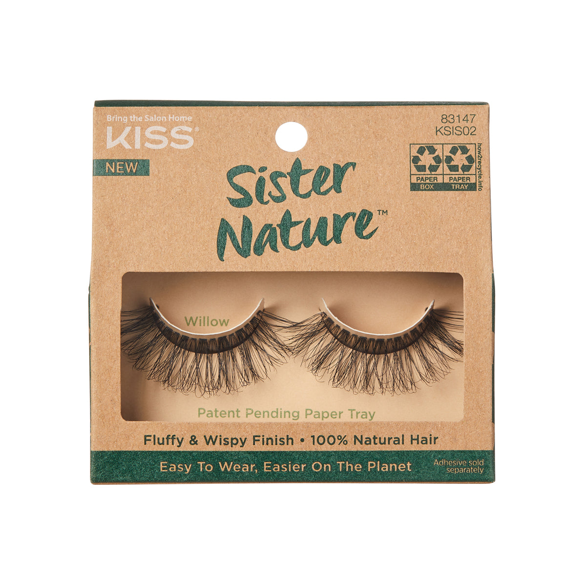 SISTER NATURE LASH PESTAÑAS POSTIZAS WILLOW - OUTLET KISS