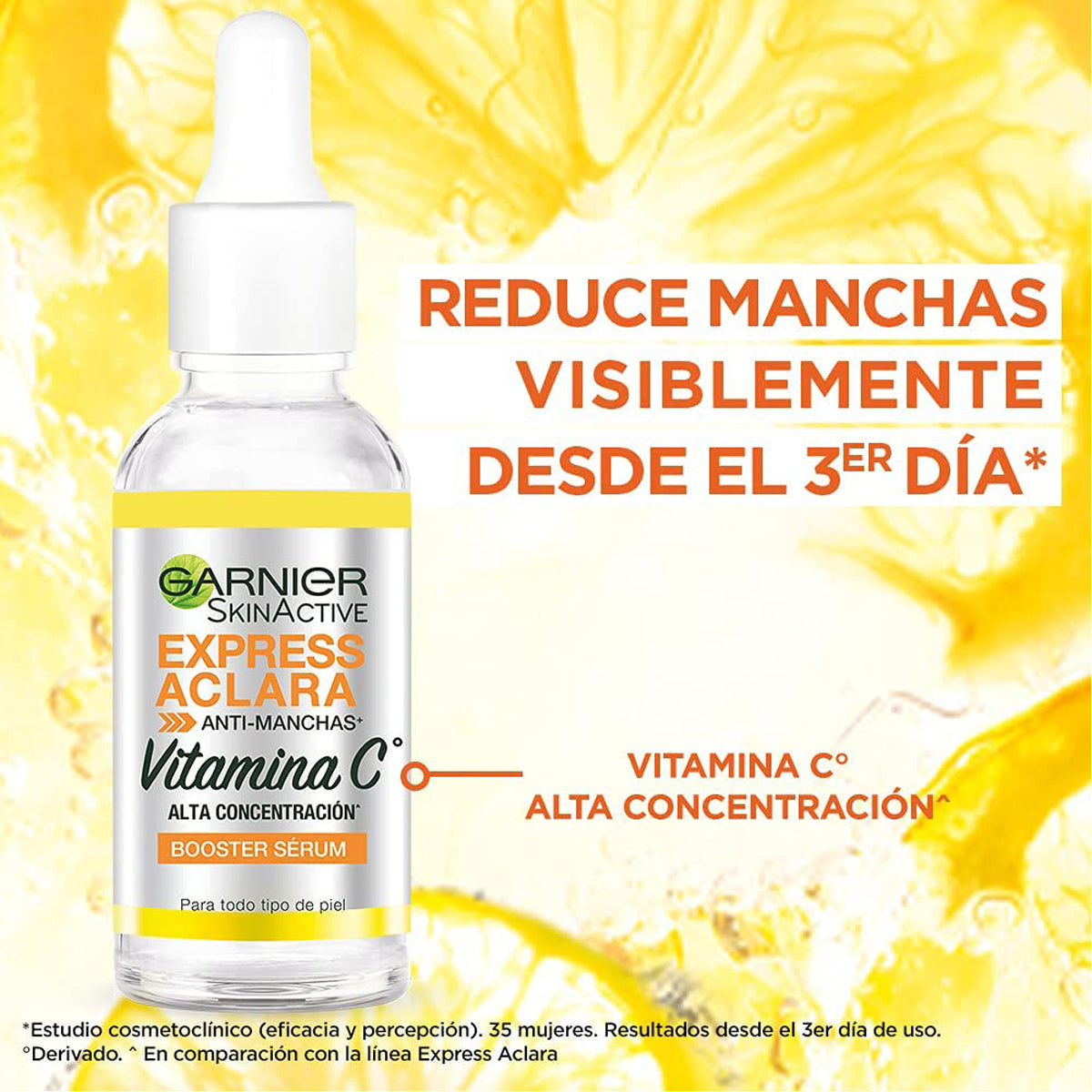 SKIN ACTIVE EXPRESS ACLARA SERUM VITAMINA C 30ML - GARNIER