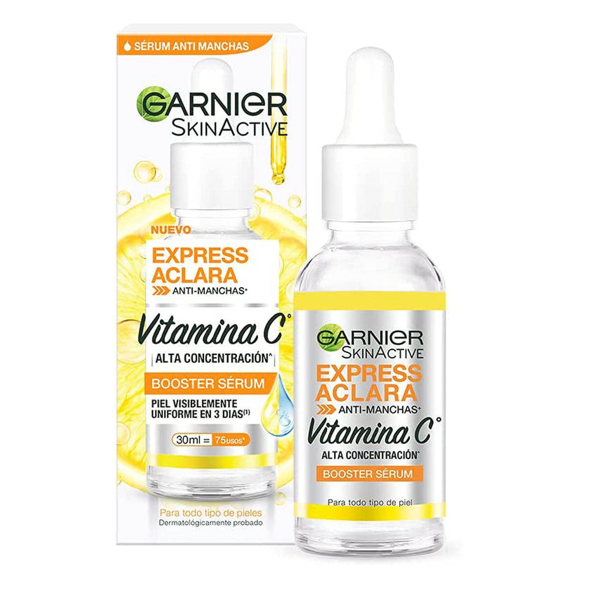 SKIN ACTIVE EXPRESS ACLARA SERUM VITAMINA C 30ML - GARNIER