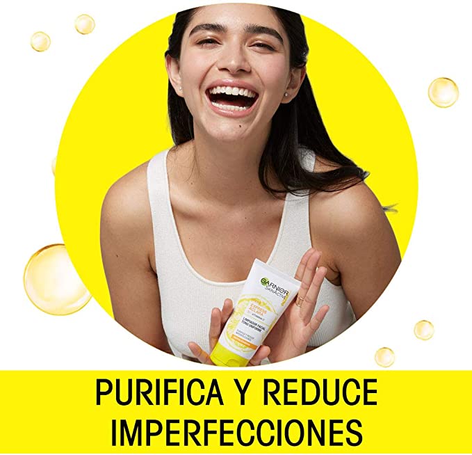 SKIN ACTIVE GEL DE LIMPIEZA EXPRESS ACLARA CON VITAMINA C - GARNIER 2