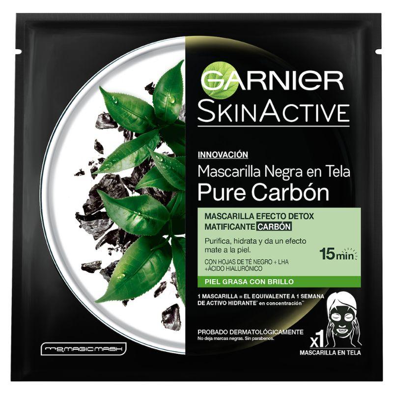 SKIN ACTIVE MASCARILLA FACIAL PURE CARBON MATIFICANTE - GARNIER