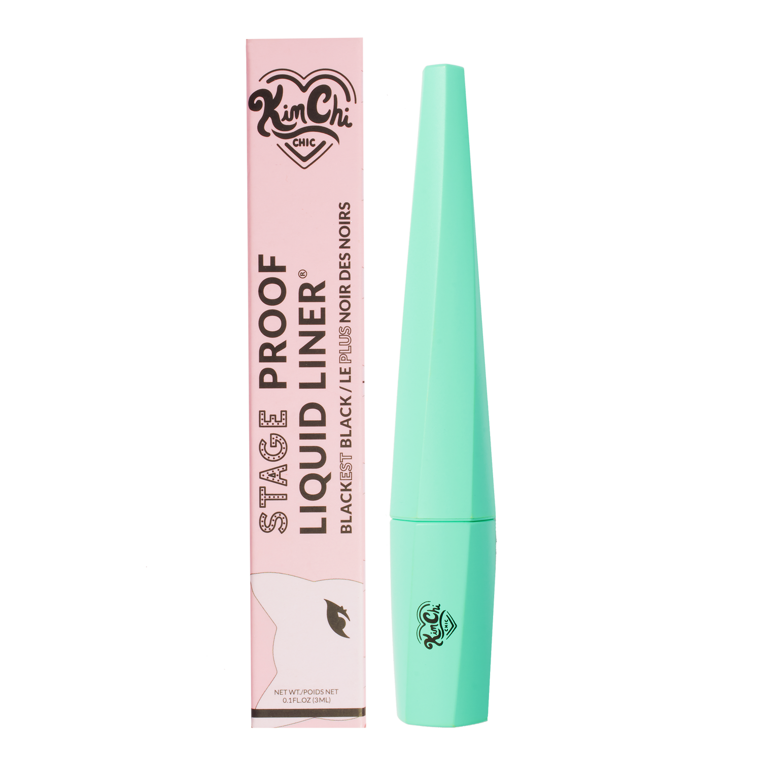 STAGE PROOF LIQUID LINER CLASSIC BRUSH BLACKEST BLACK - KIMCHI CHIC