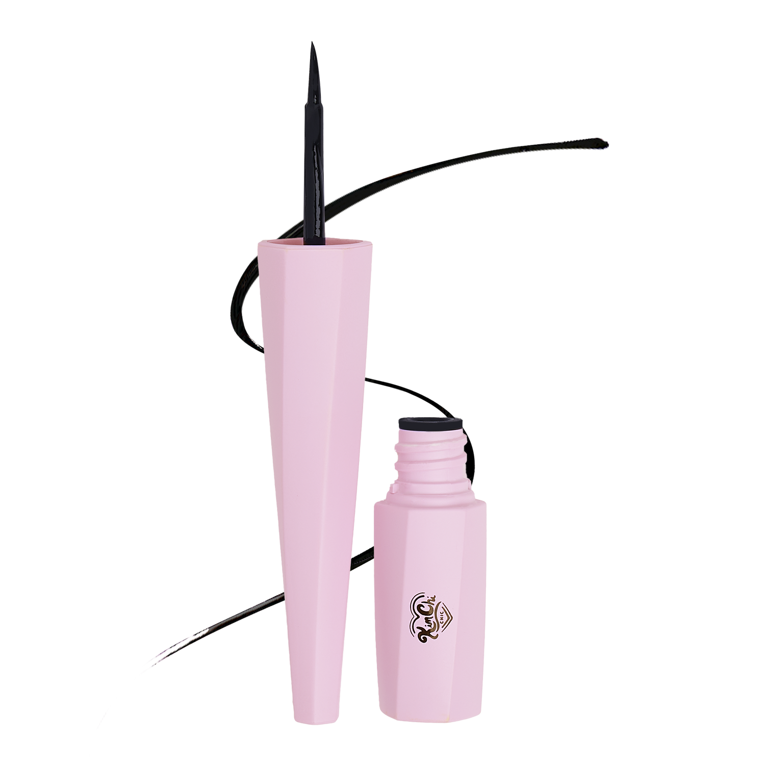 STAGE PROOF LIQUID LINER FELT TIP BRUSH BLACKEST BLACK - KIMCHI CHIC