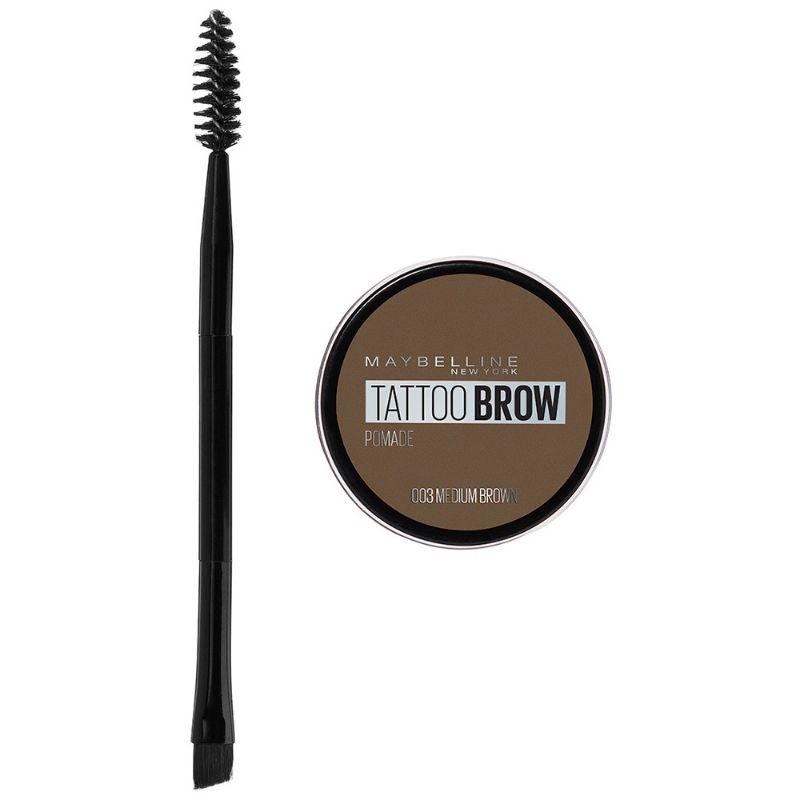 TATTOO BROW POMADE MEDIUM BROWN - MAYBELLINE