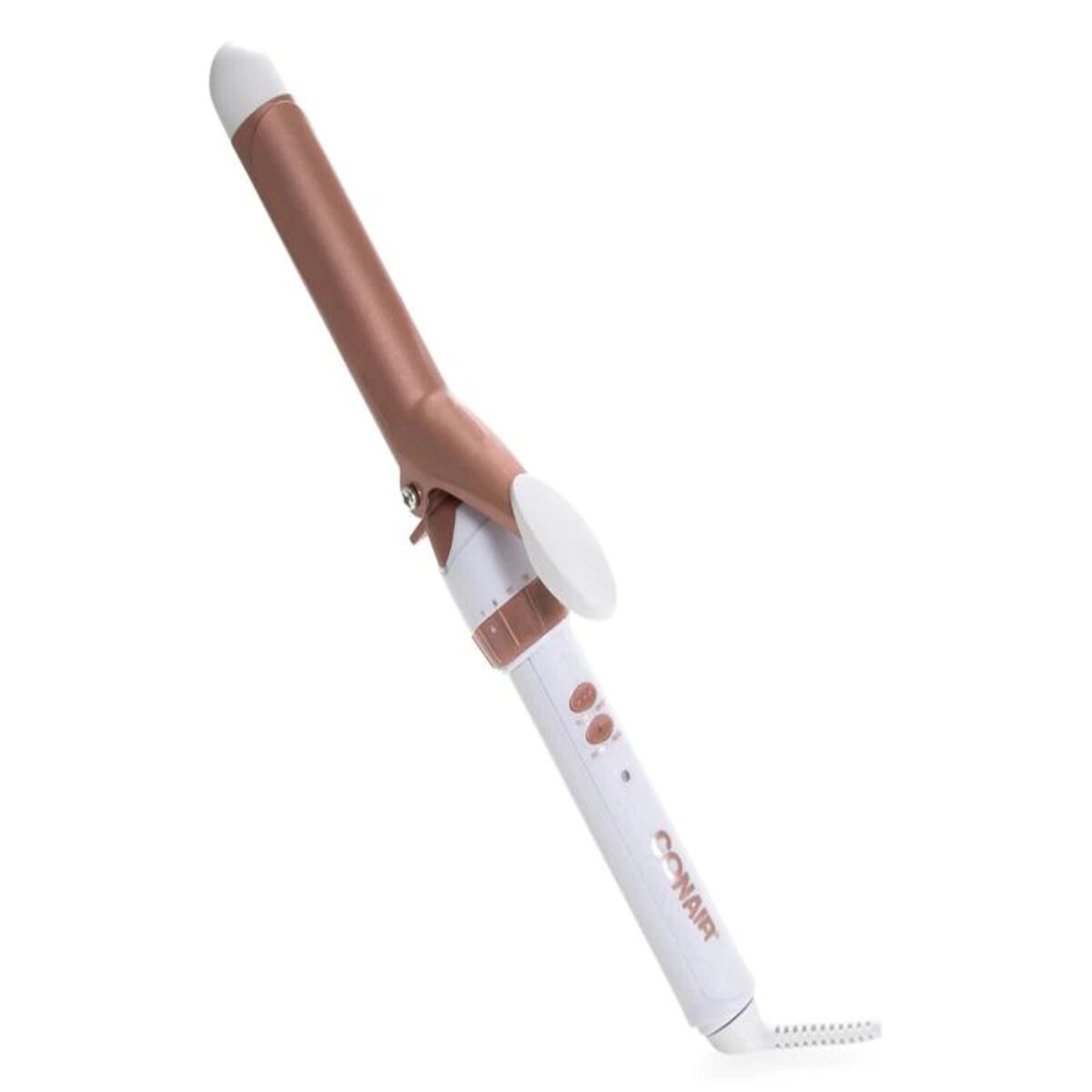 TENAZA 1 BLANCA CON ROSE GOLD DE DOBLE CERAMICA - CONAIR