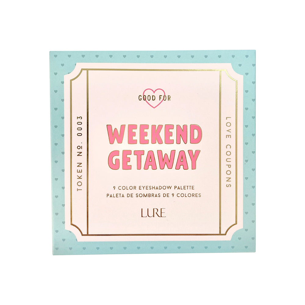 LOVE COUPONS WEEKEND GETAWAY 9 COLOR SHADOW PALETTE - LURE