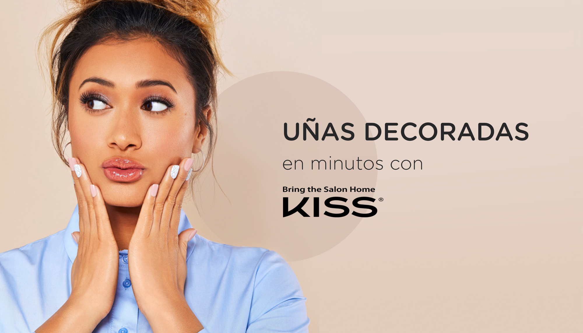 Uñas decoradas en minutos con Kiss