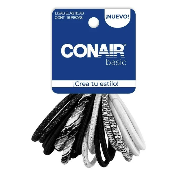 LIGAS ELASTICAS PARA CABELLO 16 PZAS – CONAIR
