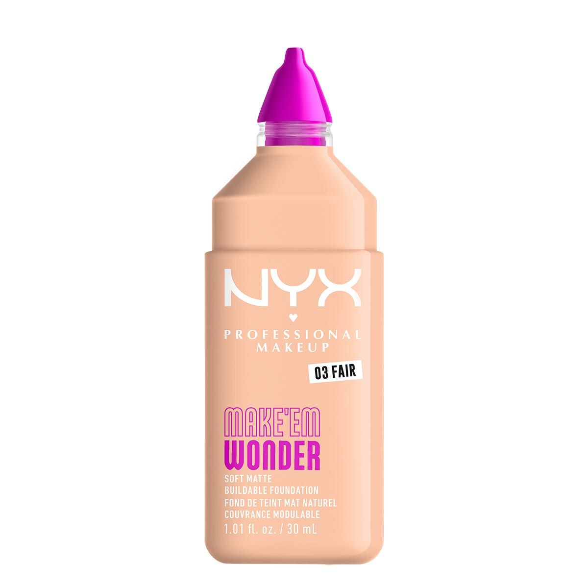 BASE DE MAQUILLAJE MAKE ' EM WONDER FOUNDATION - NYX